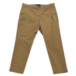 Banana Republic Mason Chino Pants Stretch Classic Flat Front Khaki Size 34x30